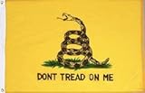 Don't Tread on Me 3' x 5' Nylon Gadsden(Tea Party)