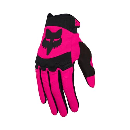 Fox Racing Dirtpaw Glove – Motocross Gloves – Padded Knuckles – Touchscreen Compatible – Padded Palm – Stretch for Flexibility – Pink, Size: S