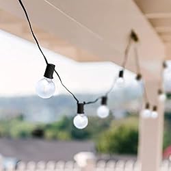 GOOTHY G40 LED Globe String Lights, 25Ft Outdoor