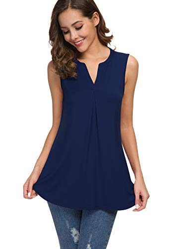 navy blue dressy top