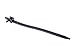 Monoprice Winged Push Mount Cable Ties 150mm 100pcs, Black