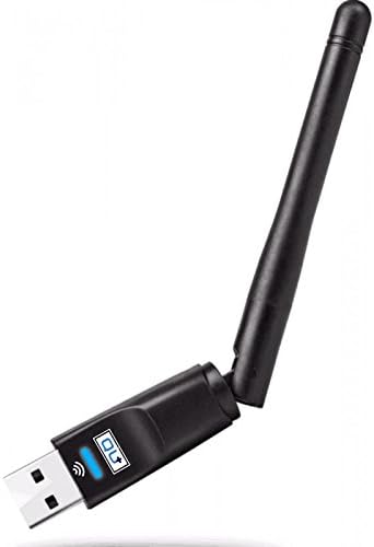 Qu Cle Usb Wifi Adaptateur Usb 2 0 En Format Mini Pour La Connexion D Ordinateur Portable Pc Ou Recepteur Satellite L Appareil Est Compatible Avec Les Ieee 802 11 N 802 11 G Et Ieee