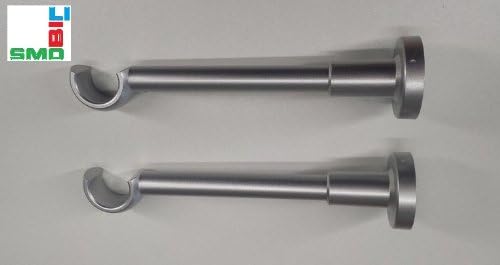 Gardinenstange Wandhalter Wandtrager Wand Halter Trager Fur 20mm Rohr Chrom Matt 65191 Amazon De Kuche Haushalt