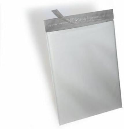 100 White Poly Mailer Envelope Bags 12 x 15.5