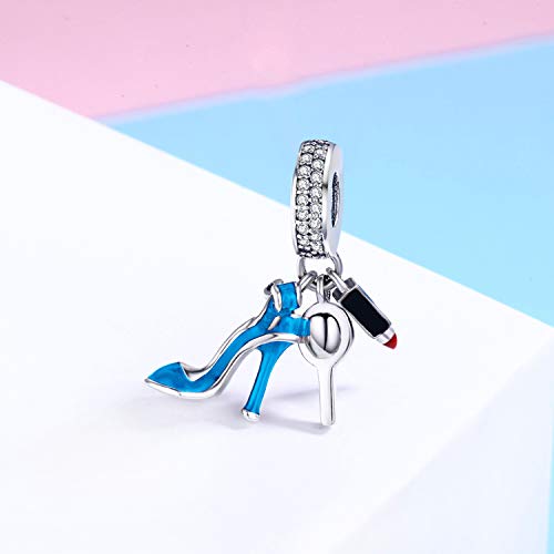 2 Linorui+Sterling+High+Heeled+Bracelet+Necklace