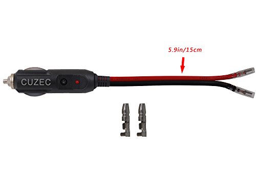 CUZEC 12V Cigarette Lighter Power Adapter