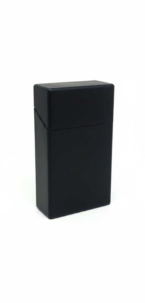 Silicone Cigarette Case Pack Box Cover Cig Holder King Size Cigarettes Black Plain Design Novelty Gifts for Her Accessory BestWayDigital