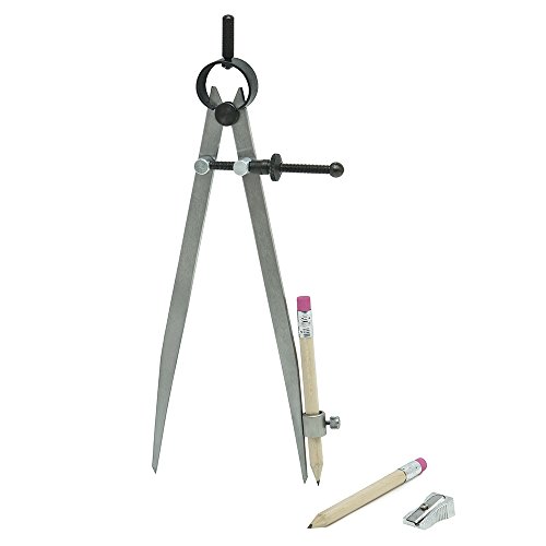 Ally tools 8" precision compass pencil holder / di…