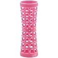 Mini-Pink Hourglass Hair Rollers 17mm/0.66in – Pack of 12