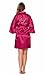 Turquaz Maid of Honor Women's Satin Kimono Rhinestone Robe for Bridesmaid and Bride Wedding Party