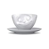 Tassen Face Coffee Cup with Saucer (Happy)