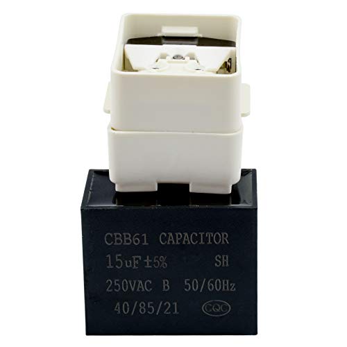 W10613606 Refrigerator Compressor Start Relay & Capacitor for Whirlpool Maytag Amana Admiral Fridge Parts Replaces w10416065 67003186 AP5787784 by AUKO