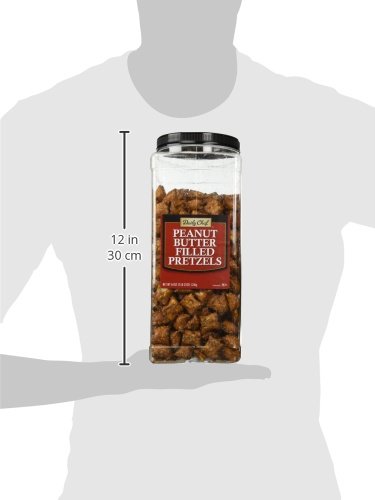 Daily Chef Peanut Butter Filled Pretzels - Set of 2 X 44oz Jars - Party/Family Size - Thumbnail 5