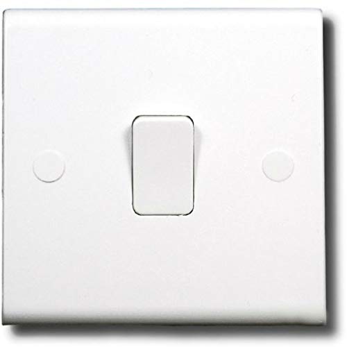 Deta S1203 Slimline Light Switch 1 Gang 2 way 10amp SP