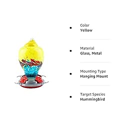 WOSIBO Hummingbird Feeder for Outdoors Patio Large