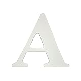 White Hanging Nursery Letter A
