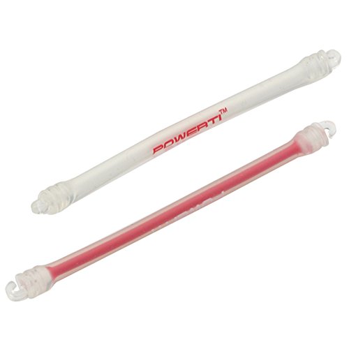 Tennis Dampener, Double Hooks Gel Filled Long Racket Vibrastop Worm for Kids Ladies and Other Players (Red, White, 2-Pack)