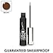 LIP INK 100% Smearproof Waterproof Liquid Eyeliner - Brown