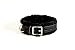 Choker Collar Leather Faux Fur Lined with Steel D Rings - comes with detachable leather leash -Great For Halloween Costume or Masquerade Party Accessory - Black