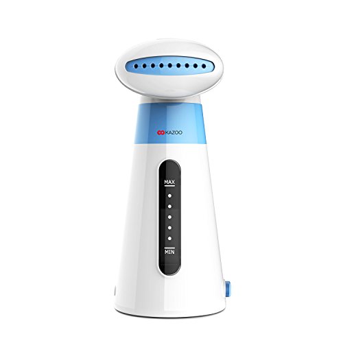 Kazoo Compact Handheld Fabric Steamer, portable mini for travel, Blue