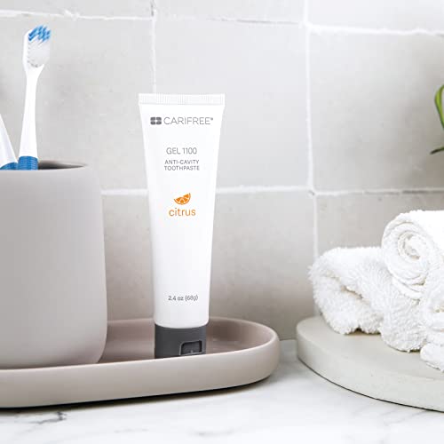 CariFree Gel 1100 (Citrus) AntiCavity Toothpaste Nano Hydroxyapatite Cavity Prevention