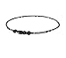 Phiten Titanium Classic Necklace - Sports Necklace with Aqua-Titanium Technology for Neck and Shoulder Tension - Elastomer Core with Micro Titanium Spheres - Black, 22 Inch