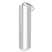 SHD Pocket Pill Container Waterproof Pill Case 3 Compartments Silver Aluminum Alloy Medicine Box for Travel Hiking Camping