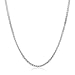 1.2mm Solid .925 Sterling Silver Square Box Chain Necklace, 30 inches