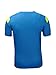 ZITY Sportswear Men's 100% Polyester Moisture-Wicking Short-Sleeve T-Shirt Blue Large