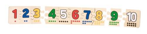 Goki WB013 - Puzzle - Zahlen 1-10