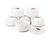 Ceramic Bowls (Set of 6 x 12oz Bowls) – Fun Design Assorted Sizes of China Bowl – Dishwasher & Microwave Safe Ceramic Bowl Set – Easy to Clean Kitchen Bowls Set - Mix Match Dishes Ceramic Houseware
