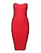 meilun Women's Strapless Bandage Dress Cocktail Bodycon Dress