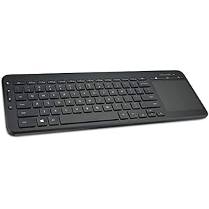 Microsoft N9Z-00006 All-in-One Media Keyboard with Integrated Track Pad - Monotone
