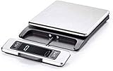 2018 NEW OXO Good Grips 11 Pound Stainless Steel Food Scale with Pull-Out Display (With BONUS PEARSONS JOURNAL Included)