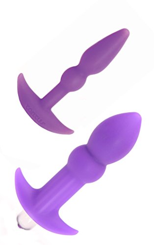 Tantus Perfect Plug Kit - Ultra-Premium Silicone Anal Butt Plugs - Purple