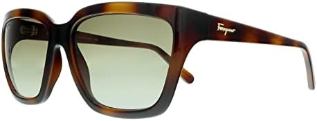 Salvatore Ferragamo SF955S 214 Dark Tortoise Square Sunglasses Made‎ in Italy Ferragamo Women main image 4