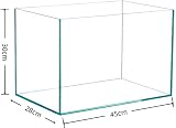 BEGONDIS 35 Litre Rimless Low Iron Glass Aquarium Tank 45x28x30cm view 6