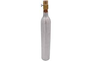 0.6 L Soda CO2 Tank Cylinder with Valve TR21*4 High Compressed Bottle with Refill Soda Adapter(W21.8)