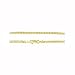 Gold Plated Curb Chain Necklace Cuban Link 3mm Italy