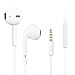 Robits Premium Quality Headphones Earphones Earbuds with Mic & Remote Control, Compatible with iPhone/iPad /iPod 4PACK -White