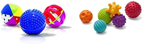 Baby Developmental Sensory Ball Set &amp; Textured Multi Ball Playset Toy for Kids, 2 Pack