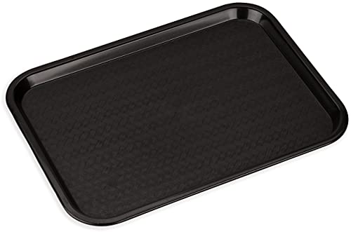 Speisetablett „CT101405“, Hersteller: Carlisle - für Kantinen, Fast Food-Tablett, 14" x 18", Schwarz, 12