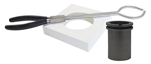 100 oz Deluxe Tabletop QuikMelt Topper Kit Tongs Flange Crucible Jewelry Making Furnace Enamel Ceramics Precious Metal Clay Kiln