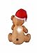 Inflatable Christmas Teddy Bear Birthday Party Indoor Outdoor Festival Lawn Yard Home Decoration Brown
