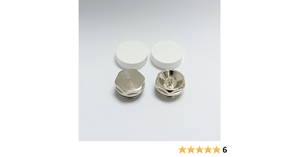2 Tapas Blancas para Tapón Ciego de Radiador Toallero y ...