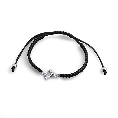 Hairdresser Macrame Bracelet Handmade Barber Bracelet Beautician Bracelet (Black) - Thumbnail 7