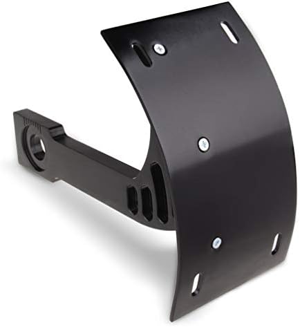 SUNPIE Motorcycle Curved Vertical Side Mount License Plate