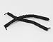 Mercury + Maia No Tie Shoelaces for Adults and Kids - Curly Elastic Shoe Laces - USA Made, Black, One Size