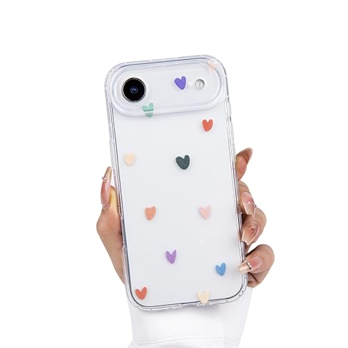 Einaily Hülle Für Iphone Air Case Crystal Clear Handyhülle Mode Chic Muster Ultra Dünn Tpu Silikon Herz Bumper Stoßfest Kratzfest Schutzhülle Für Iphone Air Slim Cover