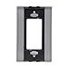 Legrand radiant Screwless Wall Plates for Decorator Rocker Outlets, 1-Gang, Brushed Nickel, RWP26NICC6